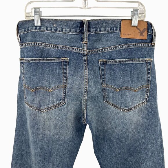 AMERICAN EAGLE OUTFITTERS MEN'S SKINNY DENIM JEANS - 31/30 - Picture 4 of 7